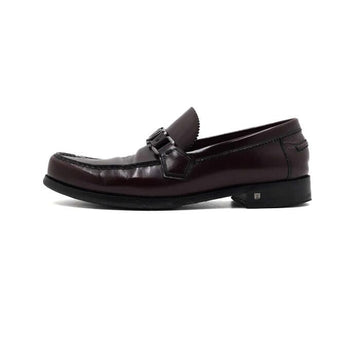 Louis Vuitton Burgundy Leather Men's Loafers 65784 158412881 [P]