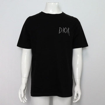 DIOR Raymond Pettibon 943J602E0554 T-Shirt mit schwarzem besticktem Logo 158414749 [P]