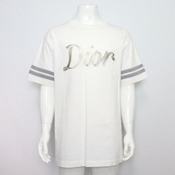 DIOR Weißes 47 Logo-Print Streifen Herren T-Shirt 293J659A0554 158414809 [P]