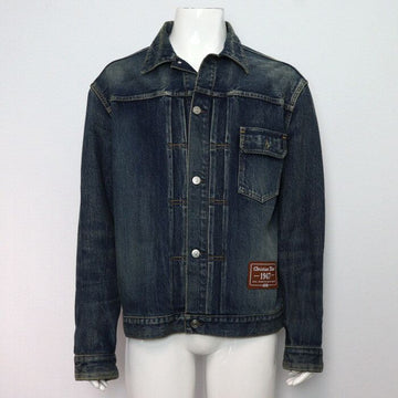 Dior Leather Patch Trucker Denim Jacket 293D489AY513 158416699 [P]