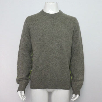 Louis Vuitton Gray Half and Half Monogram Men's Knit Sweater 1A5D0E 158416709 [P]