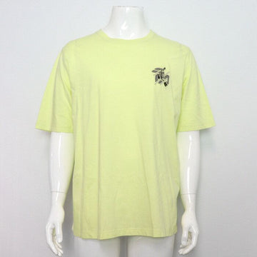 Hermes Yellow Mini Leather Patch Men's Short Sleeve T-Shirt aa65735 158416788 [P]
