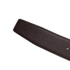 HERMES Schwarzer Leder Wende-Gürtel mit H-Logo und silberner Schnalle 32MM aa65774 158416859 [P]