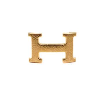 HERMES Vintage Hammered Gold H Buckle aa65855 158417014 [P]