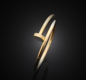 CARTIER 18k ジャストアンクル クラシック 18K イエローゴールド 15号 B6048217 120615831 [P]