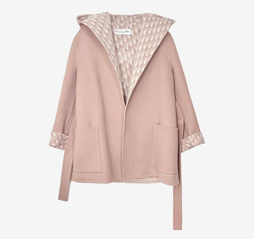 DIOR Oblique Hoodie Gürtelmantel Rosa Beige Z0GHB1ET 158431242 [P]