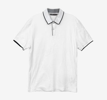 LORO PIANA ブレンダウッド ポロシャツ ホワイト B0920K060 158431314 [P]
