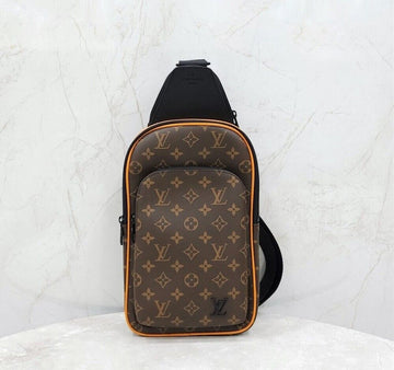 LOUIS VUITTON アベニュー スリングバッグ モノグラム マカサル オレンジ M46718 150315312 [P]