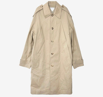 Bottega Veneta Hooded Trench Coat Beige 671287 158435974 [P]