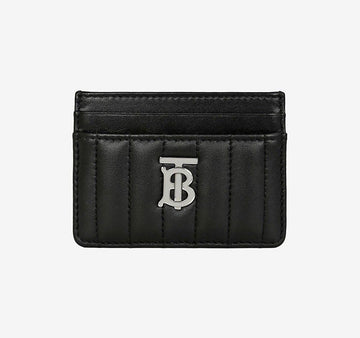 BURBERRY キルティッドレザー ローラー カードケース ブラック T6T5MS55 158437864 [P]