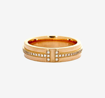 TIFFANY & CO ネロウ ダイヤモンド リング 8号 ローズゴールド 112RLI2E 158437893 [P]
