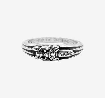 CHROME HEARTS Baby Dagger Ring mit Pavé-Diamanten C0PYDBWQ 158407225 [P]
