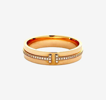 Tiffany & Co Narrow Diamond Ring 23 158437905 [P]