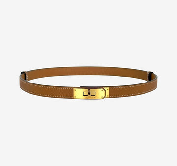 Hermes Unused Kelly 18 Belt Gold W PLH2ADM8 158437964 [P]