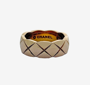 CHANEL Coco Crush Ring Small 50 Beige Gold 10817 158438099 [P]