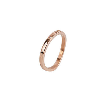 Cartier 18K Ballerina Wedding Band 18K Rose Gold Diamond 3P Size 49 2MM 7241760122 75683716 [P]