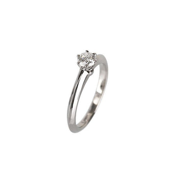 TIFFANY & CO セッティングウェディングリング プラチナ ダイヤ1P 0.30CT 8号 7245084055 76033485 [P]