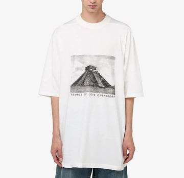 RICK OWENS Jumbo T-Shirt in Milchschwarz 158394852 [P]