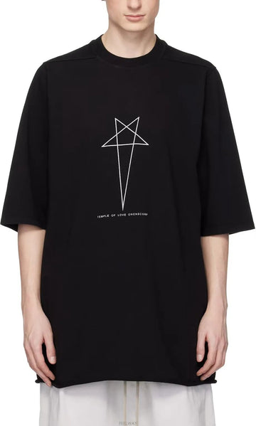 RICK OWENS Jumbo T-Shirt in Schwarzmilch 158394848 [P]