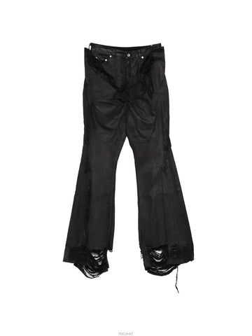 Rick Owens Bootcut Jeans Deep Black Denim 158466608 [P]