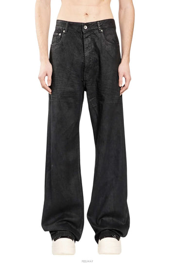 RICK OWENS GETH JEANS Deep Black Denim DU01F4351 DBK 09 158466610 [P]