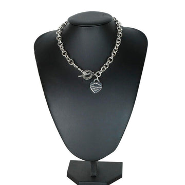 Tiffany & Co Heart Tag Toggle Silver Necklace 14816 158478533 [P]