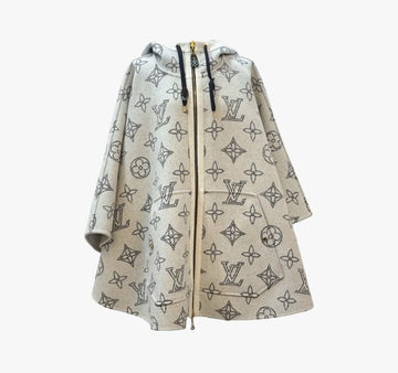 Louis Vuitton Reversible Wool Hooded Cape Coat B1128K273 151644221 [P]