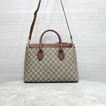 Gucci Supreme GG Small Canvas Tote Shoulder Bag 779768 158489726 [P]