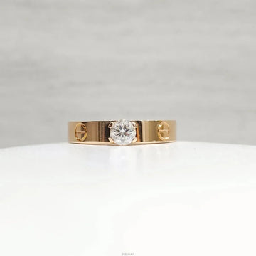 Cartier Diamond Love Solitaire Brilliant Ring 51 158489972 [P]