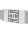 CHANEL Gray Fabric Sportsline Shoulder Bag 64776 158492714 [P]