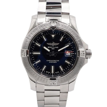 BREITLING アベンジャー 43mm ブラックダイヤル オートマティック メンズ スチールウォッチ A17318101B1A1 158493170 [P]