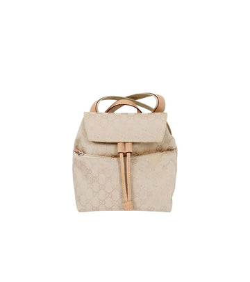 GUCCI Beige GG Canvas Rucksack 62229 158496322 [P]