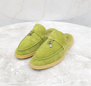 Loro Piana Babouche Chams Suede Mule Slippers 133197767 [P]