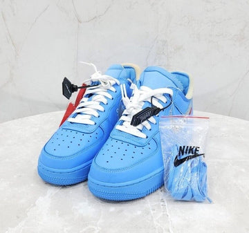 NIKE x X オフホワイト エアフォース1 ロー MCA ユニバーシティブルー 146862326 [P]