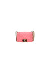 CHANEL Pink Mini Chevron Caviar Boy Bag with Chip 65243 158515917 [P]