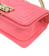 CHANEL Pink Mini Chevron Caviar Boy Bag with Chip 65243 158515917 [P]