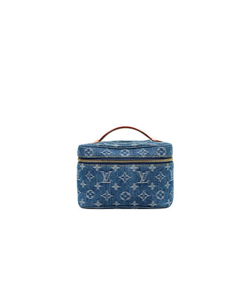 LOUIS VUITTON Mini Denim Vanity Bag 64873 158516544 [P]