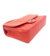 CHANEL Orange Lambskin Quilted Top Handle Tote Bag 64403 158516564 [P]
