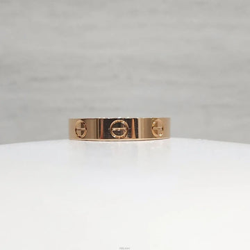 CARTIER 18k Love Band Ring Small 18K Roségold 50 158530030 [P]
