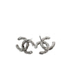 CHANEL Cubic CC Silver Earrings 55004 158530264 [P]