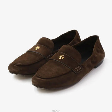 TORY BURCH Suede Loafer Braun 6 Größe 140895 158530960 [P]