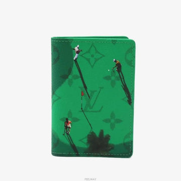 Louis Vuitton Pocket Organizer Golf Green M14880 158531136 [P]