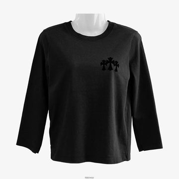 CHROME HEARTS Ungetragenes Semi-Terry Langarm-T-Shirt XS Größe DG5G4RXJ 158531178 [P]