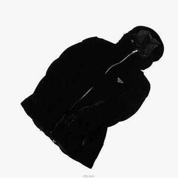 Prada Velvet Down Jacket Black Size 38 292214 158531230 [P]