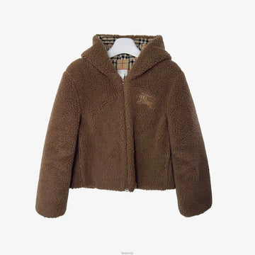 BURBERRY フリースジャケット 40 ダスティキャメル 157530027 [P]
