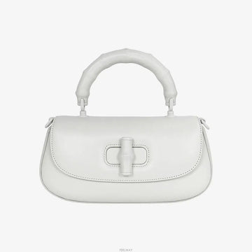 GUCCI バンブーディーバスモールホワイト 5OMO4GVJ 158531821 [P]