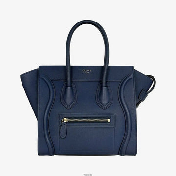 Celine Micro Tote Bag 189793 Navy 158531826 [P]