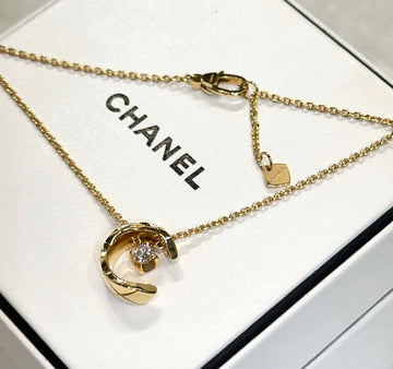 CHANEL 18K Coco Crush 1P Diamond Necklace J12103J060502 157171889 [P]