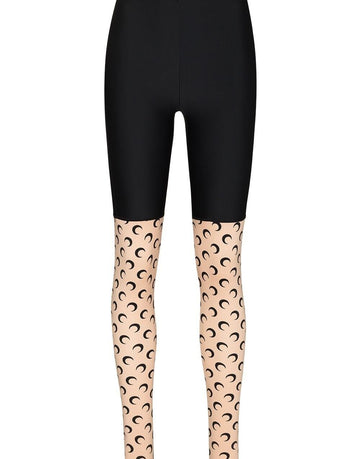 Marine Serre TROMPE Cycling Shorts Leggings MOON TAN P084ICONWFW21 09 29961936 [P]