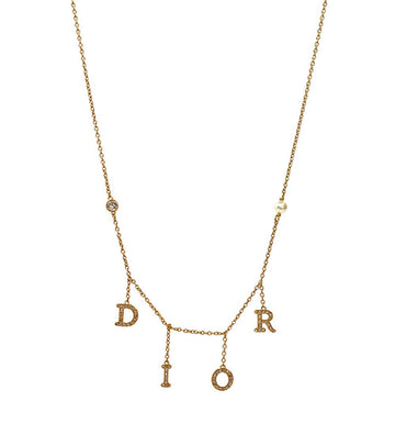 Dior Cubic Revolution Gold Necklace 65340 158543148 [P]